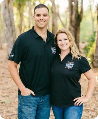 Michael and Kristena, the owners of On Deck Mobile Hit House in Temecula